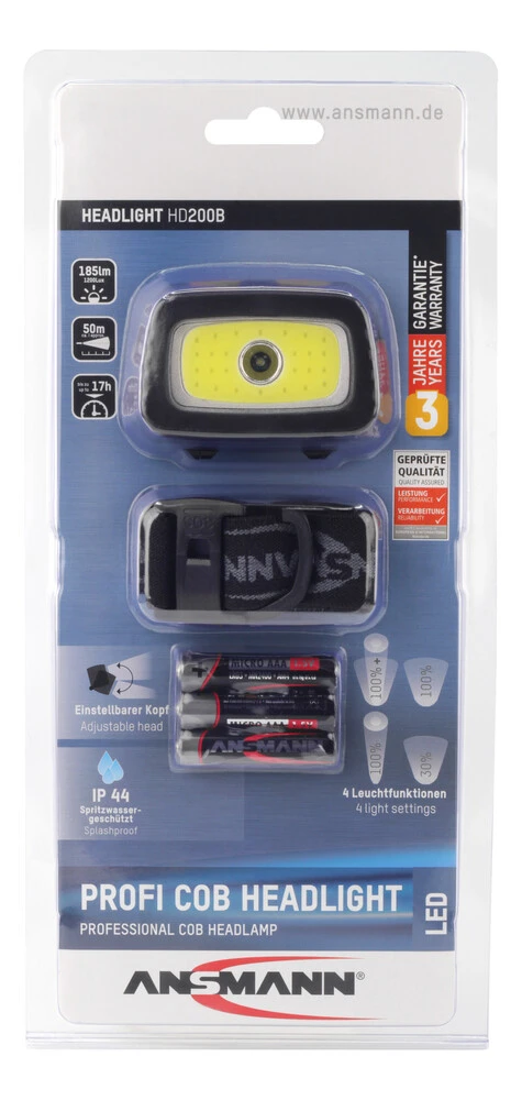 ANSMANN Headlight HD200B – Bild 2