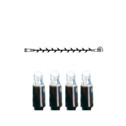 Star Trading 465-08-8 System LED "Verlängerung", 30-tlg. Birnchen: Coolwhite, Länge 3 M, Schwarzes Kabel, Outdoor,Vierfarb-Karton