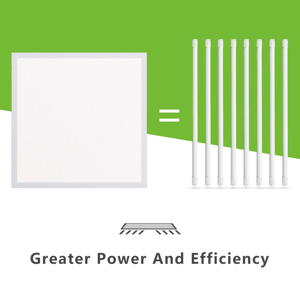 LED Panel 62x62cm Neutralweiß 40W 4000K 4600lm L620xB620xH8mm – Bild 7