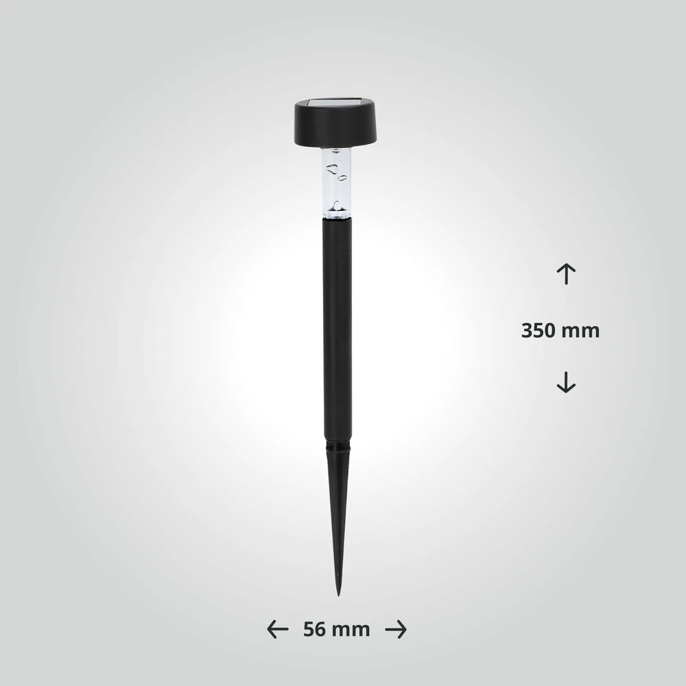 LED Solar-Gartenleuchte Wegeleuchte Erdspieß RGBY Mit Farbwechsel L56xB56xH350mm – Bild 6