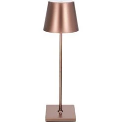 SIGOR LED-Akku-Tischleuchte Nuindie Bronze 4509001