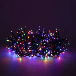 5m LED Cluster Lichterkette Kerzen Bunt Mit 500 LEDs + 3m Anschlus