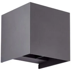 Brilliant G90961A63 Hilly Außenwandleuchte Dunkelgrau