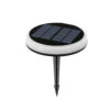 LED Solar-Gartenleuchte Bodenleuchte Teller 0,6W 3000/4000/6500K CCT 20lm Ø165xH31mm