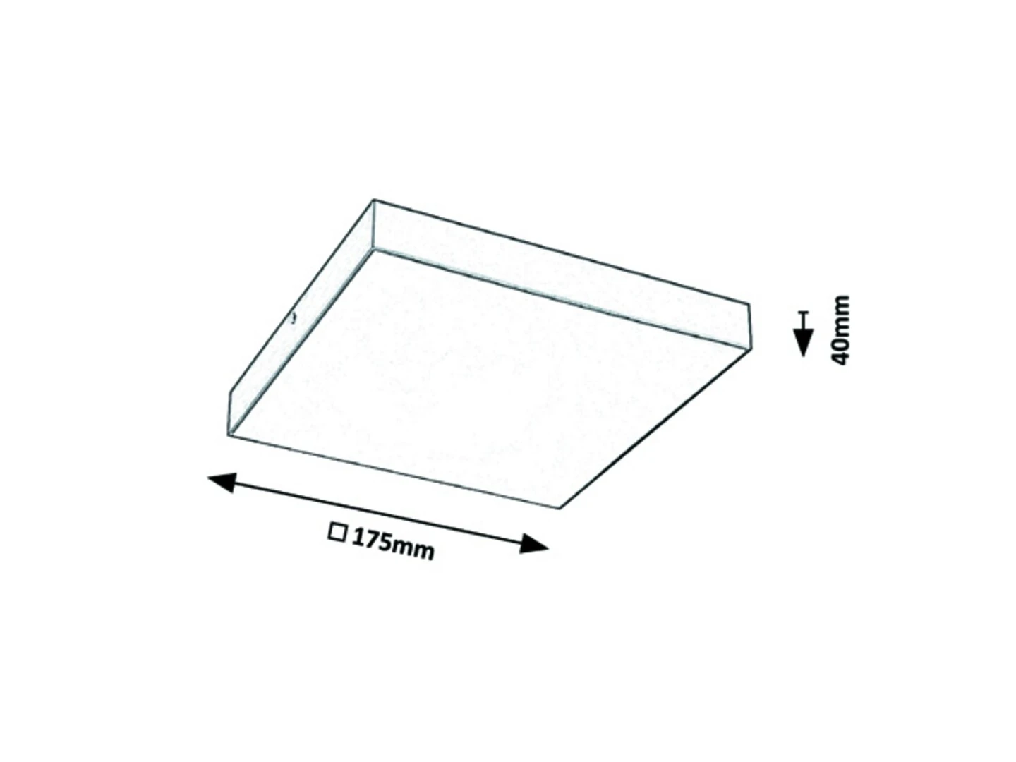 Außendeckenleuchte Tartu 7899, 1800lm, Aluminium, Schwarz-weiß – Bild 5