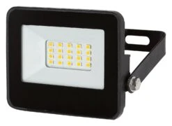 Außenstrahler Flood 7062, 10W, 4000K, 1100lm, Metall, Schwarz, Rund, Neutralweiß, IP65,, 10,3cm