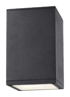 Außendeckenleuchte Zombor 7820, GU10, Aluminium, Anthrazit, 9x9cm