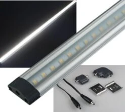LED Unterbauleuchte "CT-FL80" 80cm, 680lm, 9 Watt, 4200K / Tageslicht Weiß