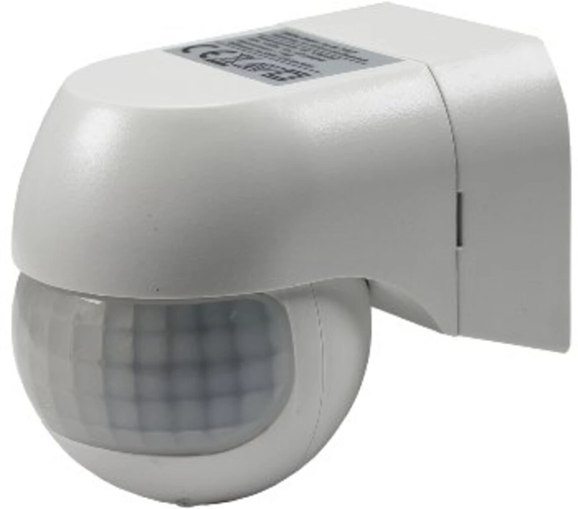 Aufputz Bewegungsmelder "CBM-Slim" 180°, LED Geeignet, IP44, 1-800W, Weiß