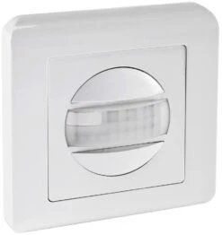 Unterputz PIR-Bewegungsmelder 160° Pro, LED Geeignet, 2-Draht Technik, Weiß