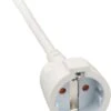 Brennenstuhl Qualitäts-Kunststoff-Verlängerungskabel Mit Flachstecker IP20 3m H05VV-F3G1,5 Weiß