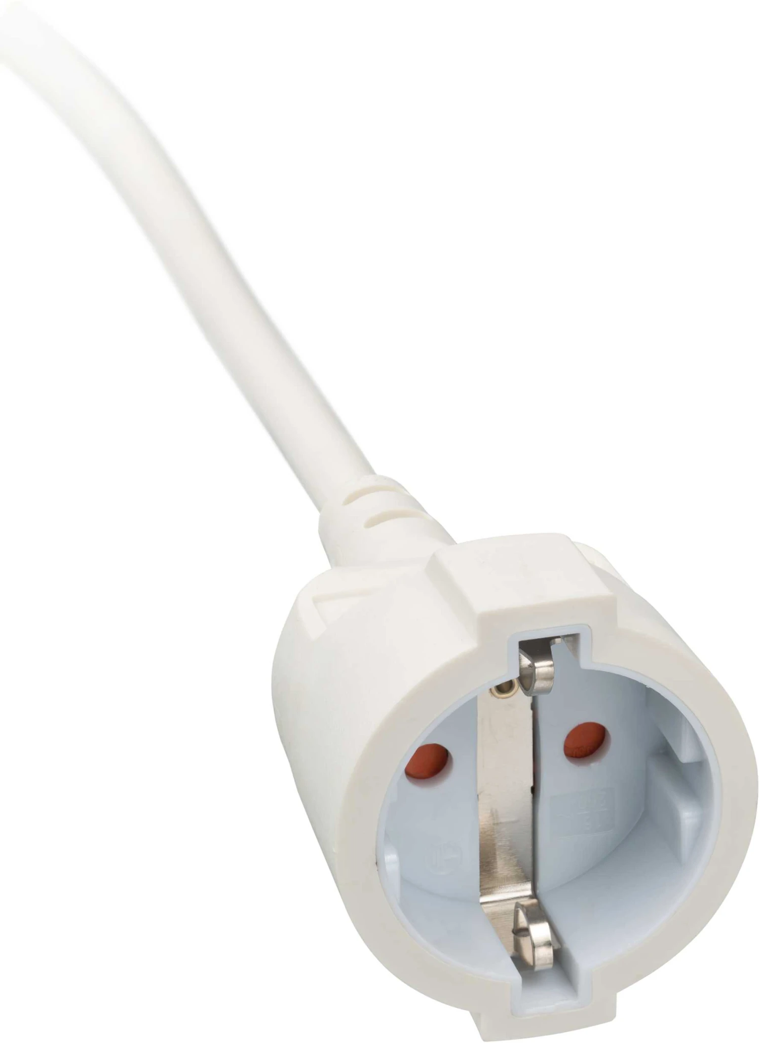 Brennenstuhl Qualitäts-Kunststoff-Verlängerungskabel Mit Flachstecker IP20 3m H05VV-F3G1,5 Weiß