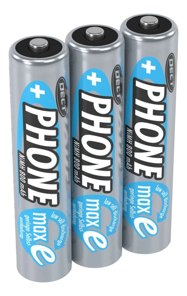 ANSMANN Dect NiMH Akku Micro AAA 800 MAh MaxE 3er Blister