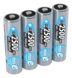 ANSMANN NiMH Akku Mignon AA Typ 2500 (min. 2400 MAh) MaxE 4er Blister
