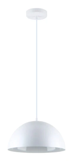Pendelleuchte "Jada" Weiß, Ø 30cm, E27 Fassung, Max 40W
