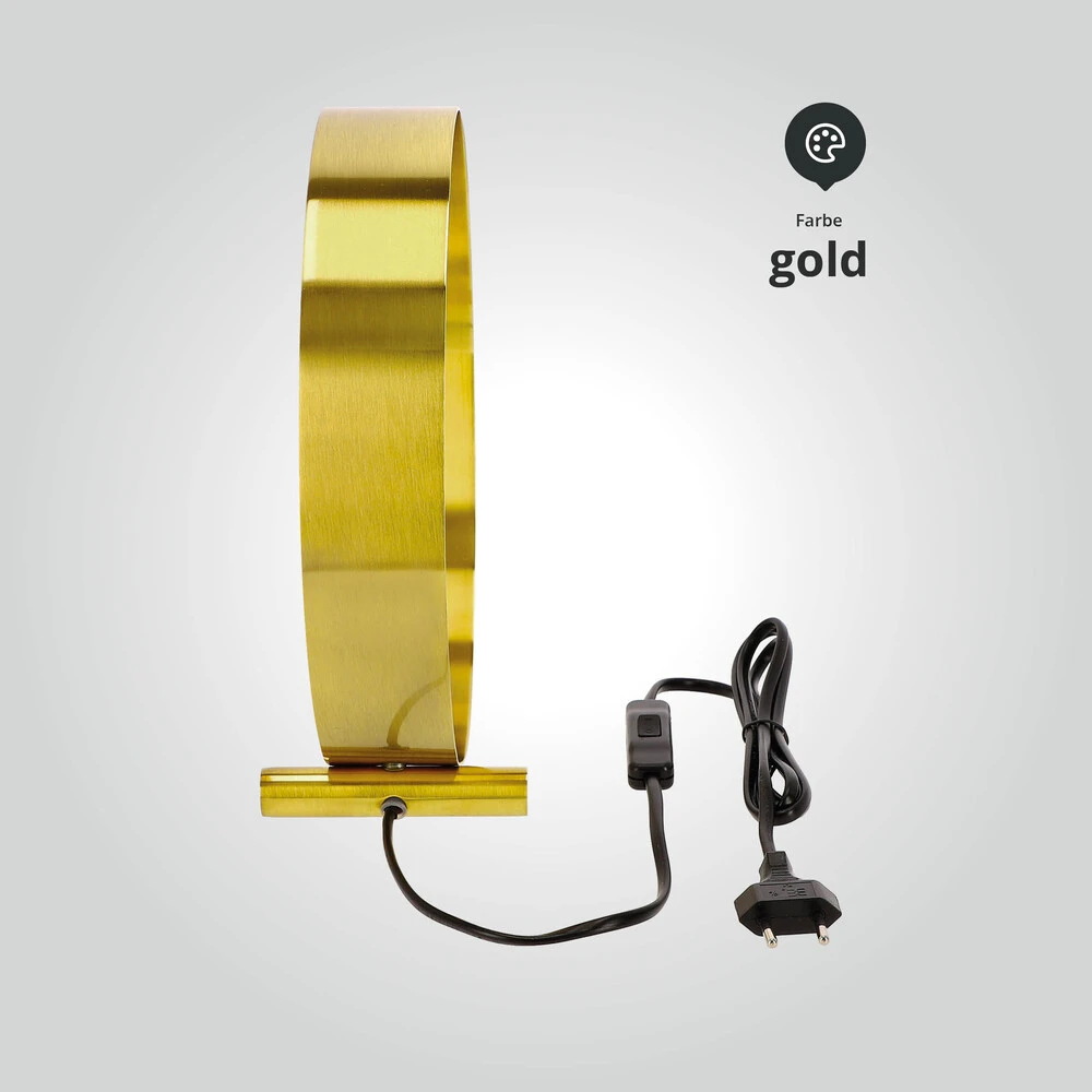 24314 Tischleuchte "Maya" Gold – Bild 5