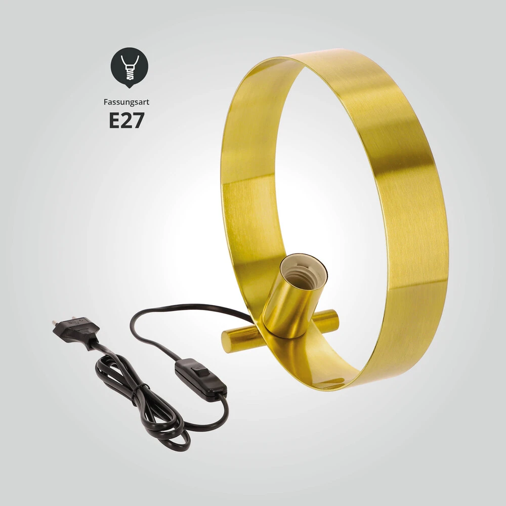 24314 Tischleuchte "Maya" Gold – Bild 7