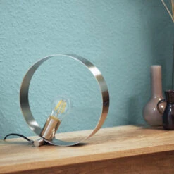 24315 Tischleuchte "Maya" Silber