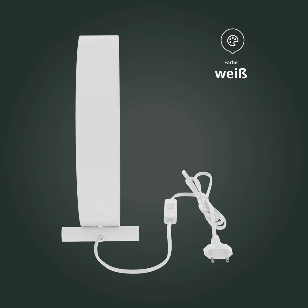 24318 Tischleuchte "Maya" Weiß – Bild 4