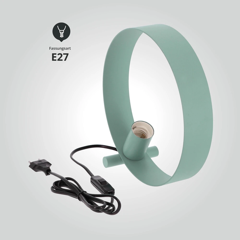 24319 Tischleuchte "Maya" Mint – Bild 6