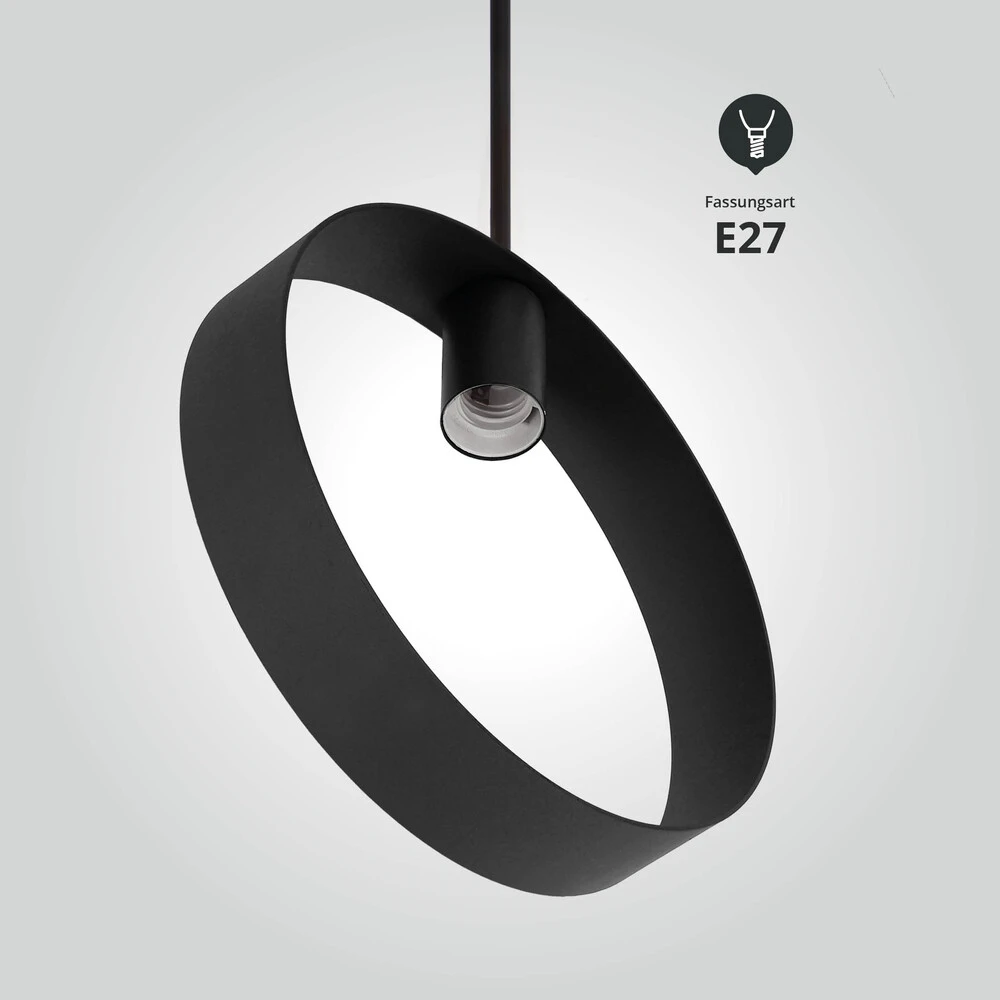 24327 Pendelleuchte "Maya" Schwarz – Bild 3