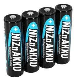 ANSMANN 4er NiZn Hochleistungsakku Batterie Mignon AA 1,6V 2500mWh