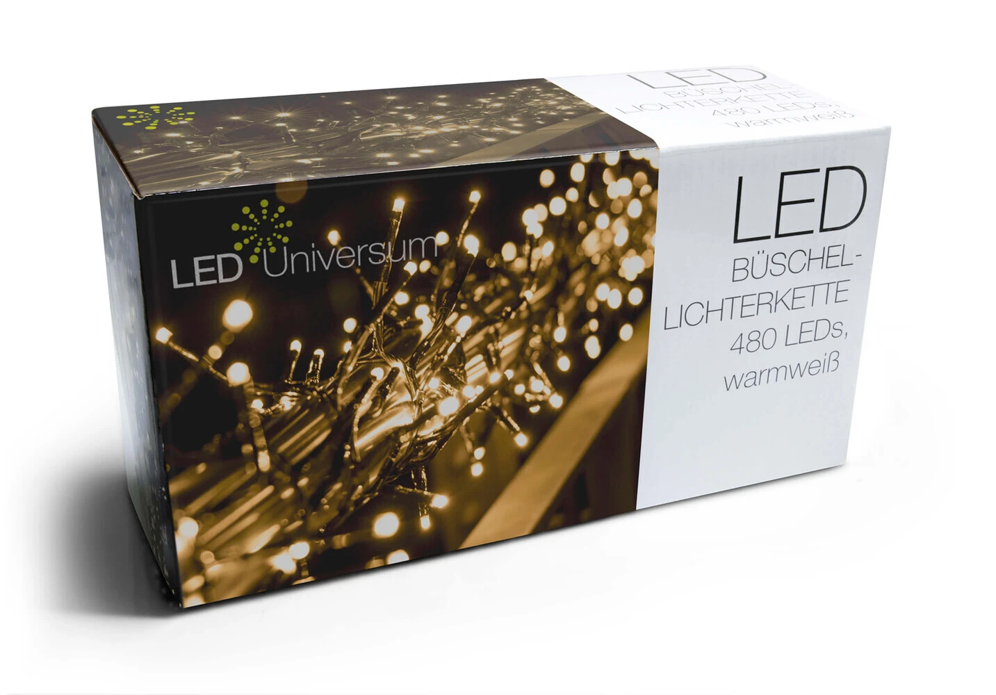 4m LED Cluster Lichterkette Kerzen Warmweiß Mit 480 LEDs – Bild 6