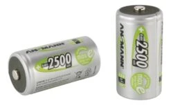 ANSMANN 2er NiMH Hochleistungsakku Batterie LSD Baby Typ C 2500mAh 1,2V MaxE