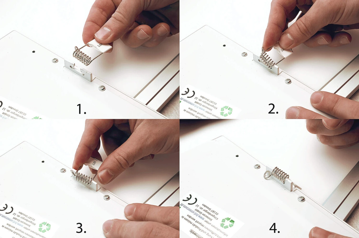 LED Panel 4W Rund Ø 86 X 20 Warmweiß Unterputz Weiß – Bild 5