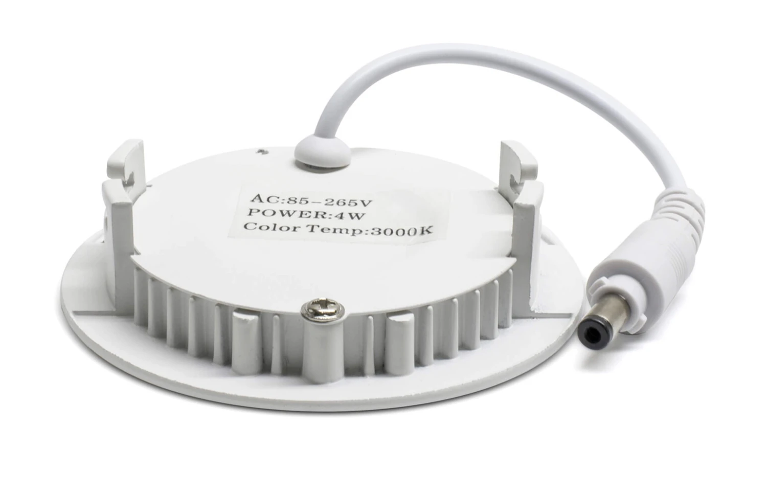 LED Panel 4W Rund Ø 86 X 20 Warmweiß Unterputz Weiß – Bild 3