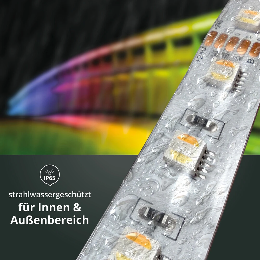Premium 24V RGB CCT 5 In 1 LED Streifen 60 LED/m IP65 1m – Bild 6