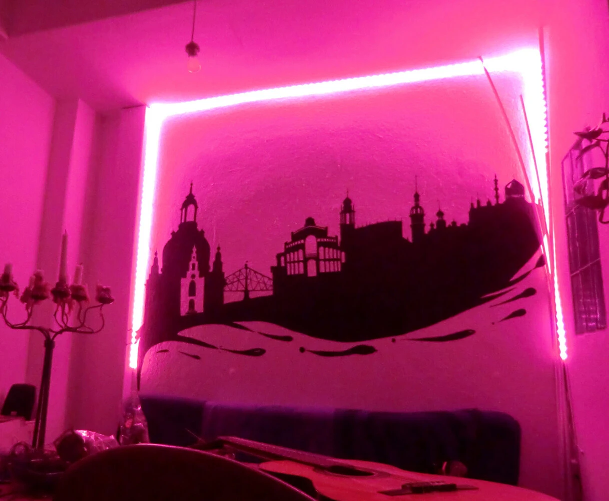 Classic 12V LED Streifen IP20 RGB 60 LED/m 5050 Smart Home-SET & Netzteil 1-2m 36W/2-5m 72W Zigbee Controller 1m – Bild 7