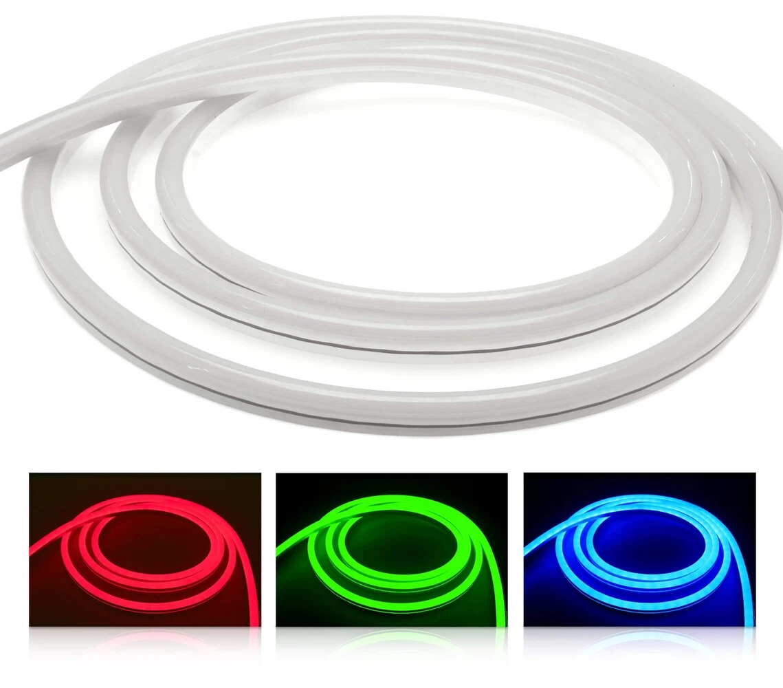 Premium 24V LED NeonFlex Streifen IP68 RGB 60 LED/m 1m