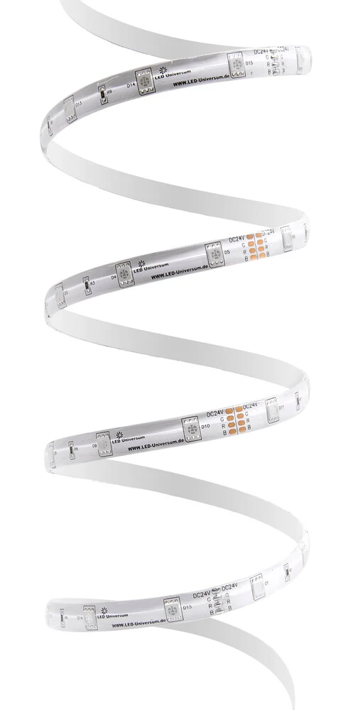 Premium 24V LED Streifen IP65 RGB 30 LED/m 5050 1m – Bild 2