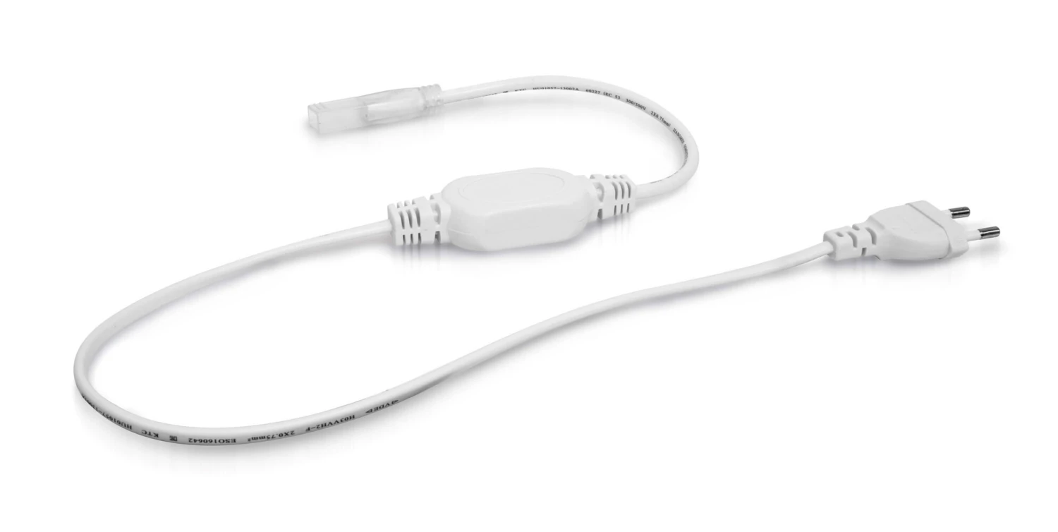 Professional 230V LED Streifen IP68 Kaltweiß 60 LED/m 3528 Smart Home-Set 1m – Bild 5