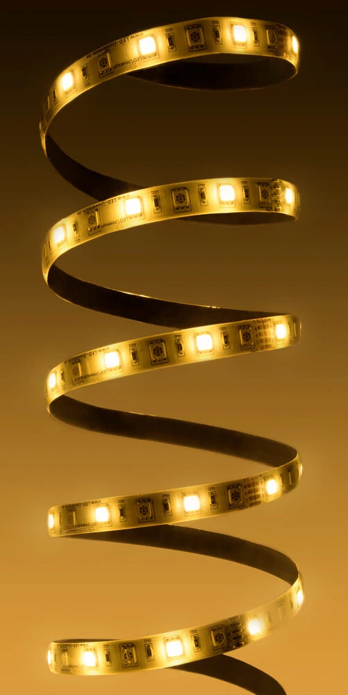 Premium 24V LED Streifen IP65 RGBW 2 X 30 LED/m 5050 WLAN-SET Magic Home & Netzteil 1m – Bild 7