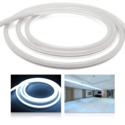 Premium 24V LED NeonFlex Streifen IP68 Kaltweiß 1m