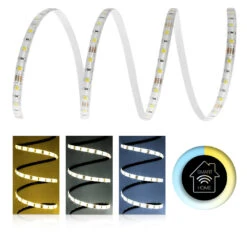 Comfort 12V LED Streifen IP65 CCT 2in1 60 LED/m 4014 Smart Home-SET & Netzteil Zigbee Controller Keine Wandsteuerung 1m