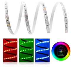 Premium 24V LED Streifen IP65 RGB 60 LED/m 5050 Smart Home-SET & Netzteil Zigbee Controller Kein Gateway Keine Wandsteuerung 1m