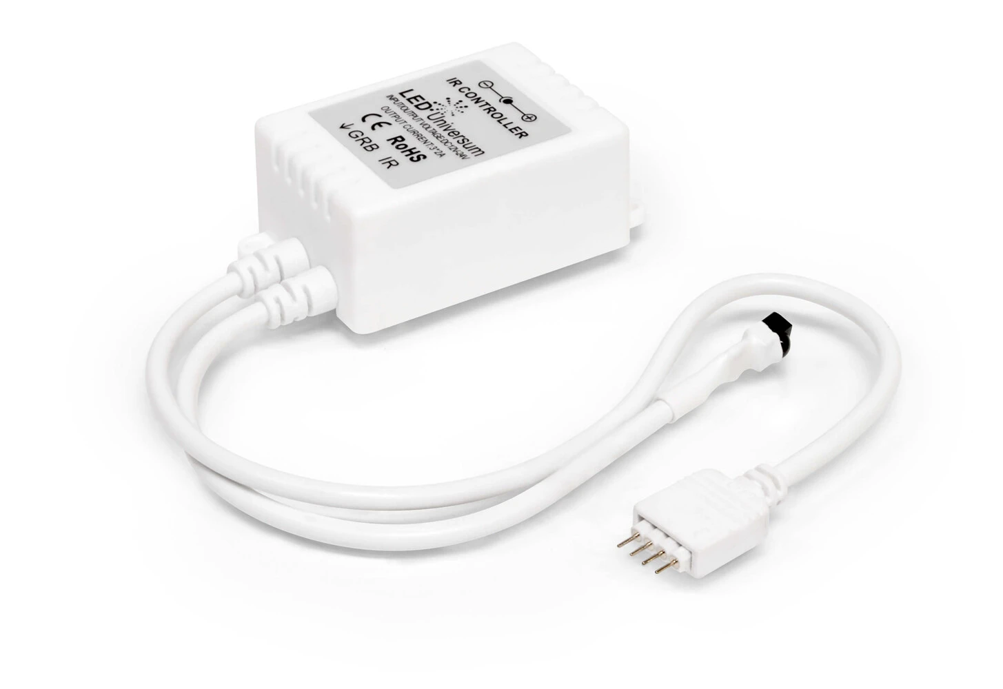 Comfort 12V LED Streifen IP65 RGB 30 LED/m 5050 IR-SET Mit 44 Tasten Fernbedienung & Netzteil 1m – Bild 6