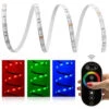 Comfort 12V LED Streifen IP65 RGB 30 LED/m 5050 Funk-SET & Netzteil 1m