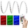 Comfort 12V LED Streifen IP65 RGB 30 LED/m 5050 IR-SET Mit 24 Tasten Fernbedienung & Netzteil 1m