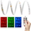 Classic 12V LED Streifen IP20 RGB 30 LED/m 5050 IR-SET Mit 17 Tasten Fernbedienung & Netzteil 1m