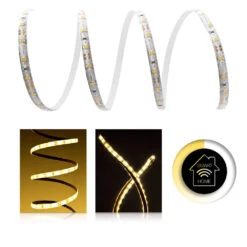 Comfort 12V LED Streifen IP65 Warmweiß 120 LED/m 3528 Smart Home-SET & Netzteil Zigbee Controller Keine 1m