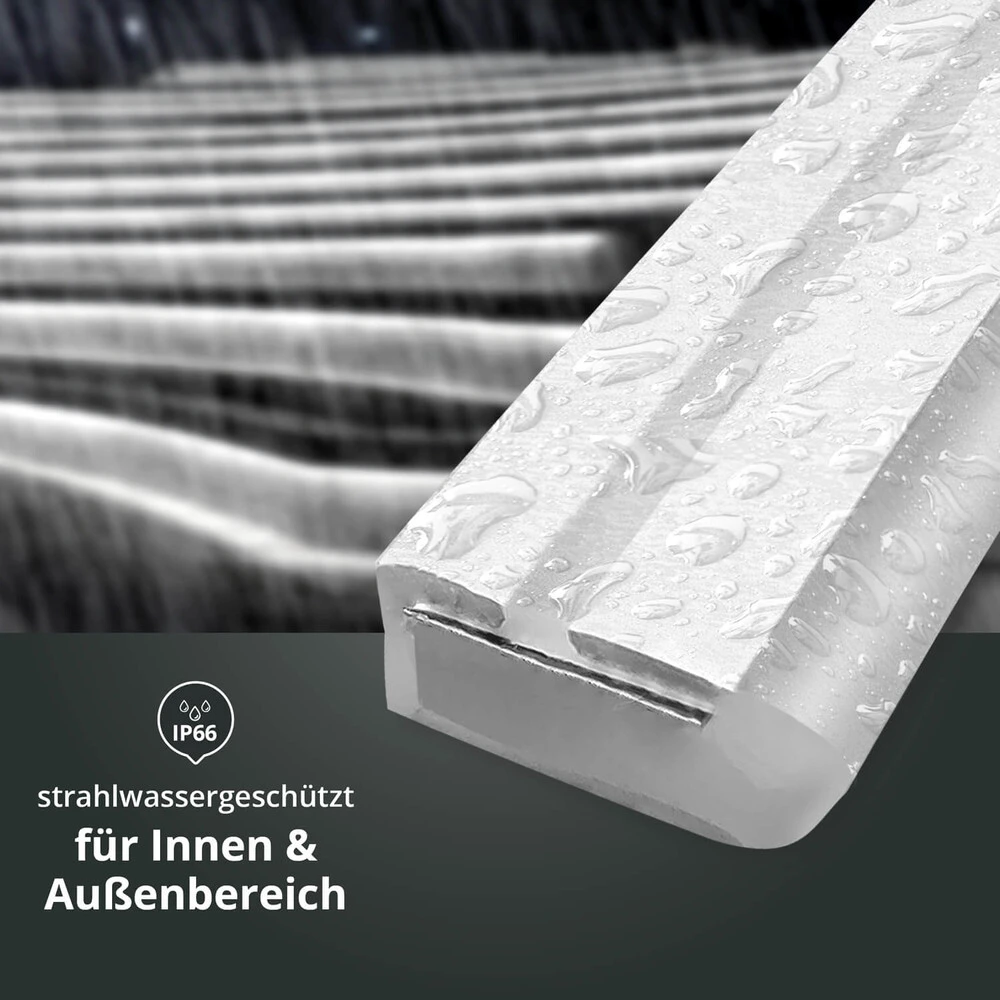 Premium 24V LED NeonFlex Streifen IP65 Neutralweiß Schmal SET Netzteil 1m – Bild 6