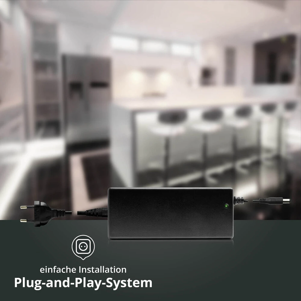 Premium 24V LED NeonFlex Streifen IP65 Neutralweiß Schmal SET Netzteil 1m – Bild 5