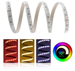 Premium 24V LED Streifen IP65 RGBW 4-in-1 60 LED/m 5050 WLAN-SET Magic Home & Netzteil 2m