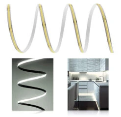 Premium 24V COB LED Streifen IP20 Neutralweiß 1m