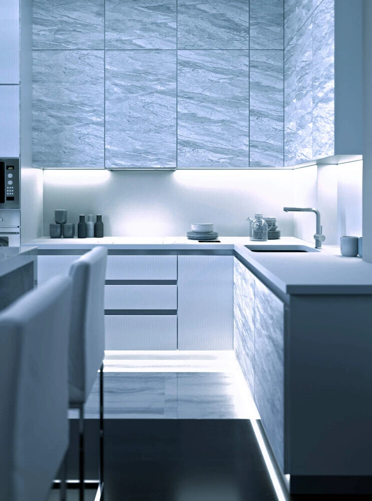 Premium 24V COB LED Streifen IP20 Kaltweiß Smart Home-SET & Netzteil Zigbee Controller 1m – Bild 4