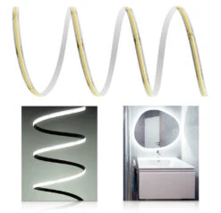 Premium 24V COB LED Streifen IP65 Neutralweiß 1m